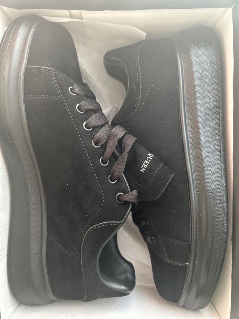 Alexander McQueen style trainers – brand new – black