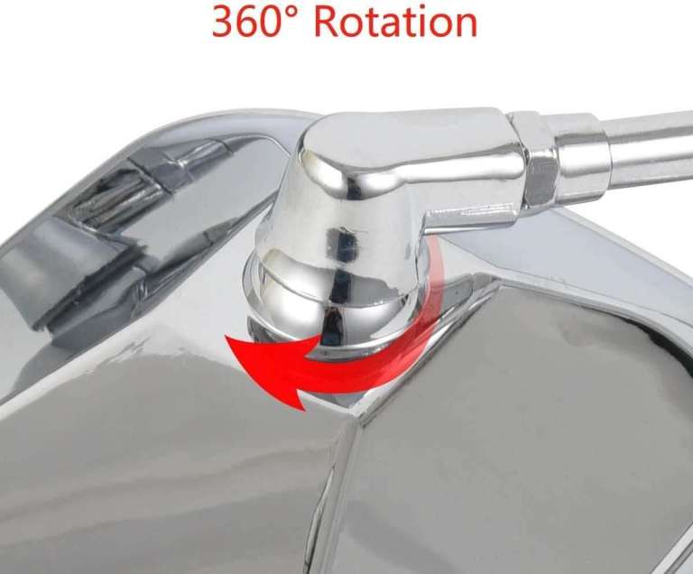Motorcycle Rear View Side Mirrors Chrome Motorcycle Mirrors