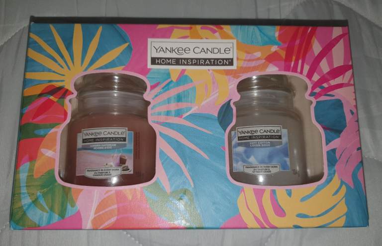 Yankee Candle Home Inspiration Summer Daydream & Soft Cotton Small Jars Gift Set