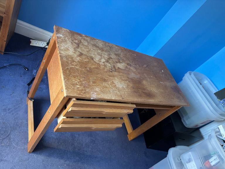 Old School wooden desk