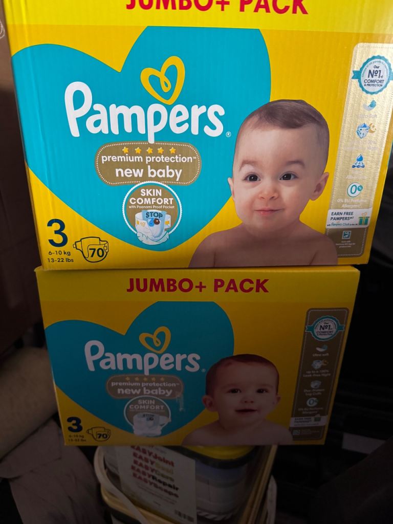 Pampers 140 size 3 nappies
