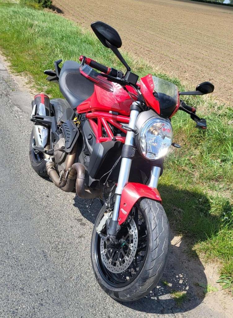 2015 65 DUCATI M821 MONSTER ABS NAKED RED M 821 HISTORY NEW MOT