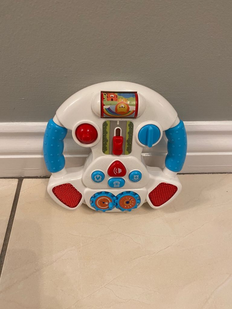 Baby/toddler steering wheel toy