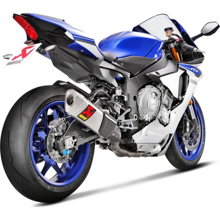 Akrapovic Evolution Line Titanium Full Race Exhaust System For Yamaha YZF R1M R1 2015 - 2025