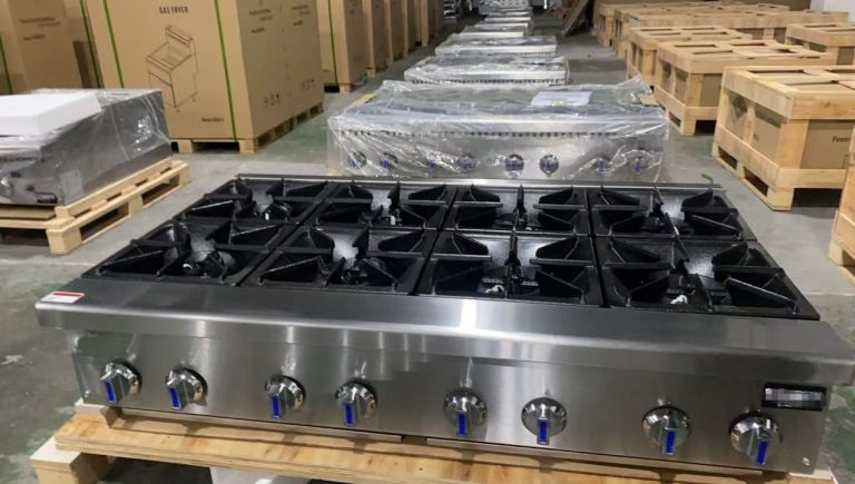 New Commercial Stainless Steel Gas Hob Burner Cooker