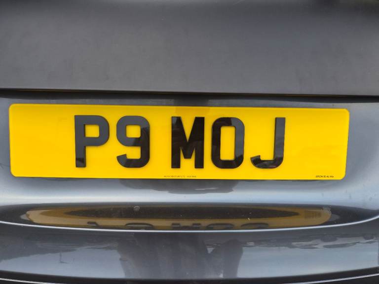 Private Reg P9 MOJ