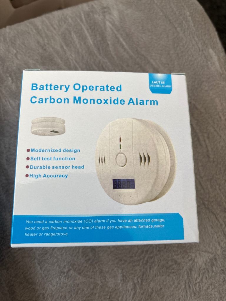Battery Operated Carbon Monoxide Alarm 