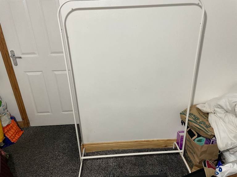 IKEA MULIG Clothes rack, white, 99x152 cm