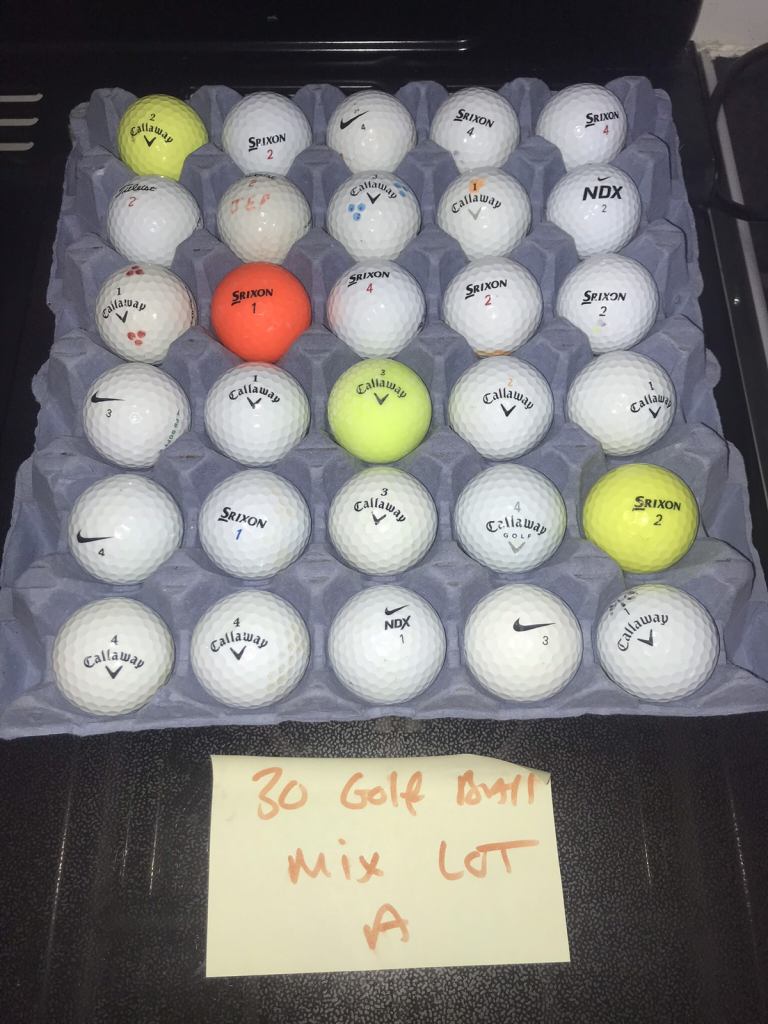 30 mix golf balls 