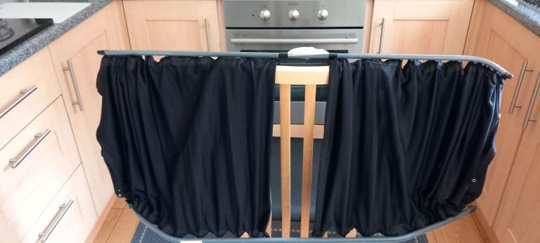 Campervan curtains and rail 