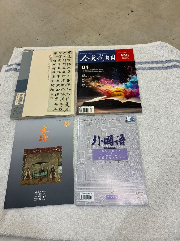 Chinese Language Books and Magazines – Good Condition