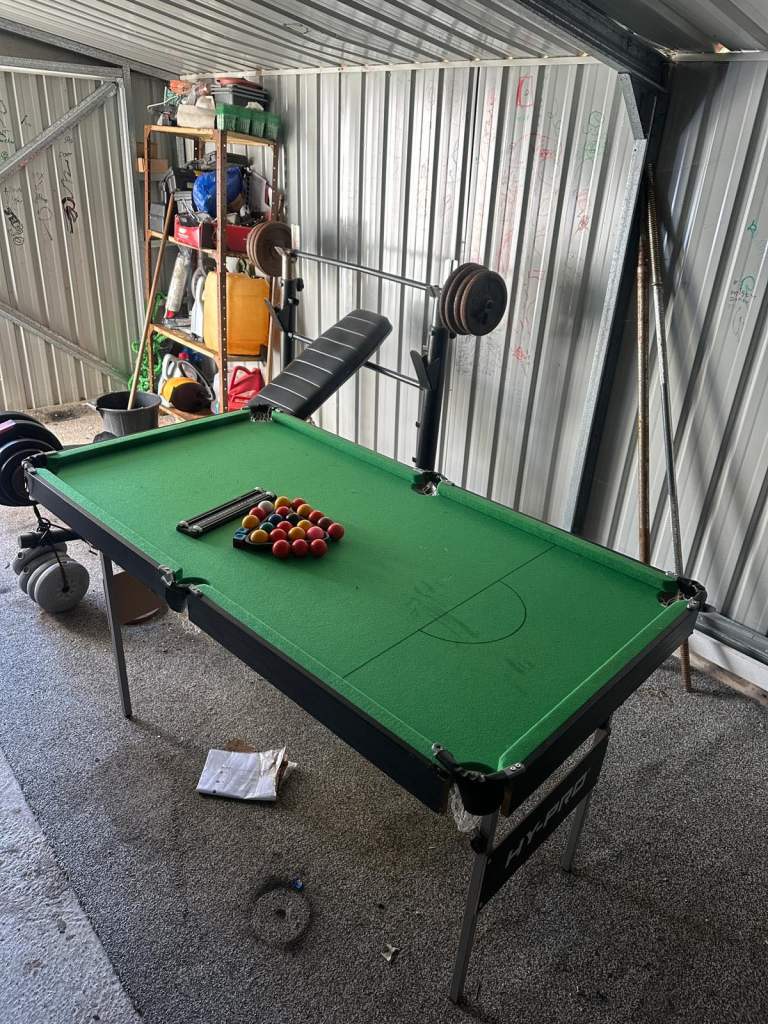 HY-PRO Pool Table with Accessories – Good Condition