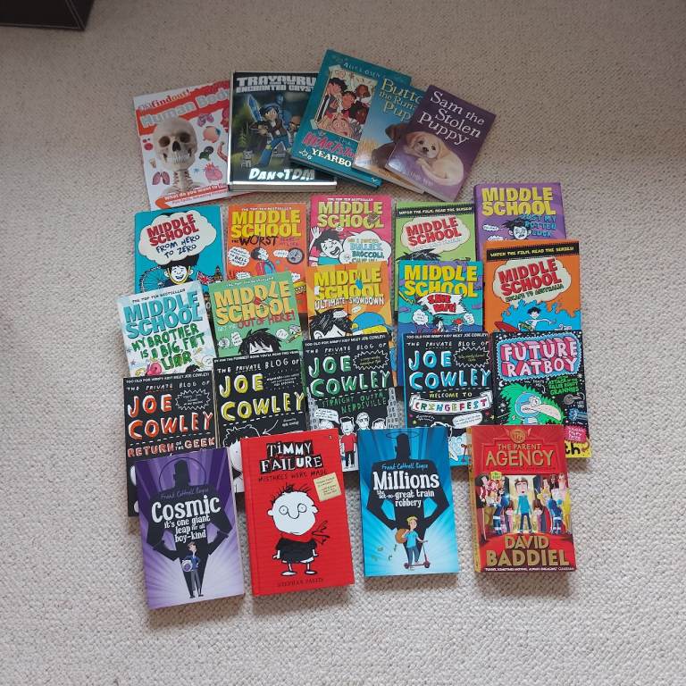 Children's Books Bundle - Middle School, Joe Cowley, David Baddiel