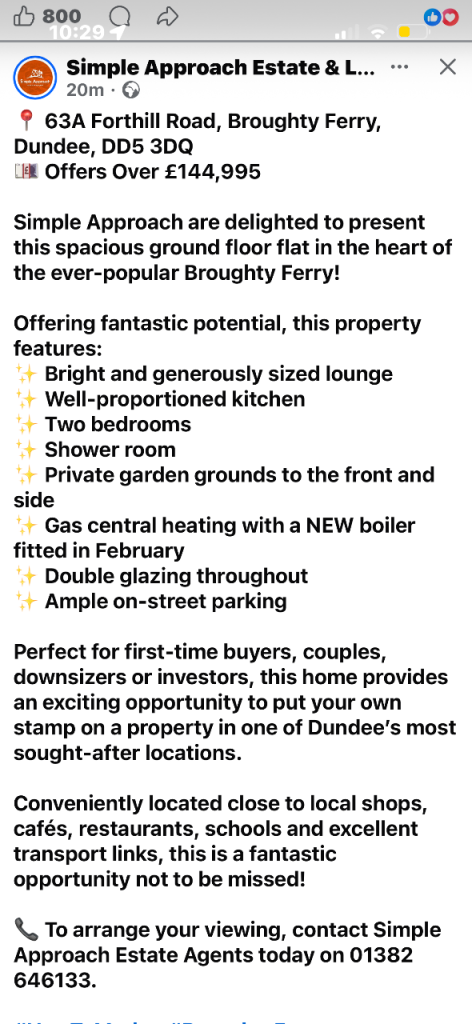 2 bedroom ground floor flat - Broughty Ferry 