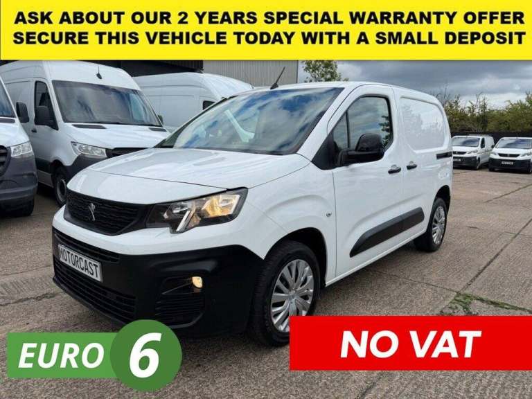 2022 22 PEUGEOT PARTNER 1.5 BLUE HDI PROFESSIONAL PREMIUM L1 SWB 100BHP. AIRCON.