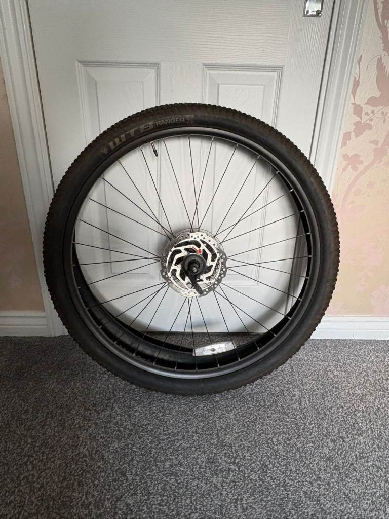 29" Rear MTB Wheel 32H - Cassette 9s 11-36T + 160mm Rotor + WTB Ranger 29x2.25 Tyre Cloud Butler