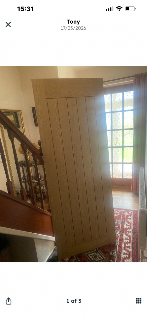 Interior doors oak veneered. REDUCED 