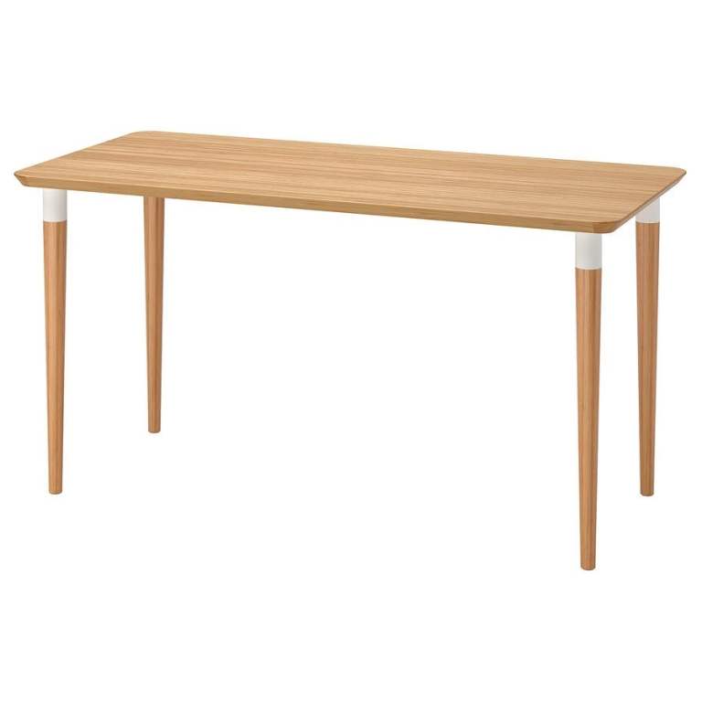 Desk – bamboo, 140x65cm – excellent condition, light use