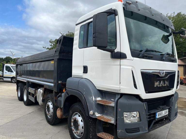 2016 MAN TGS 480 8x4 TIPPER MANUAL GEARBOX STEEL SUSPENTION
