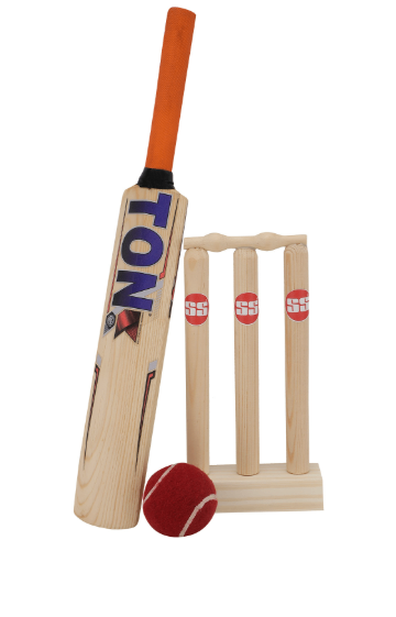 TON Mini Cricket Set | Kids Bat, Ball & Stumps Combo for Indoor/Outdoor Play