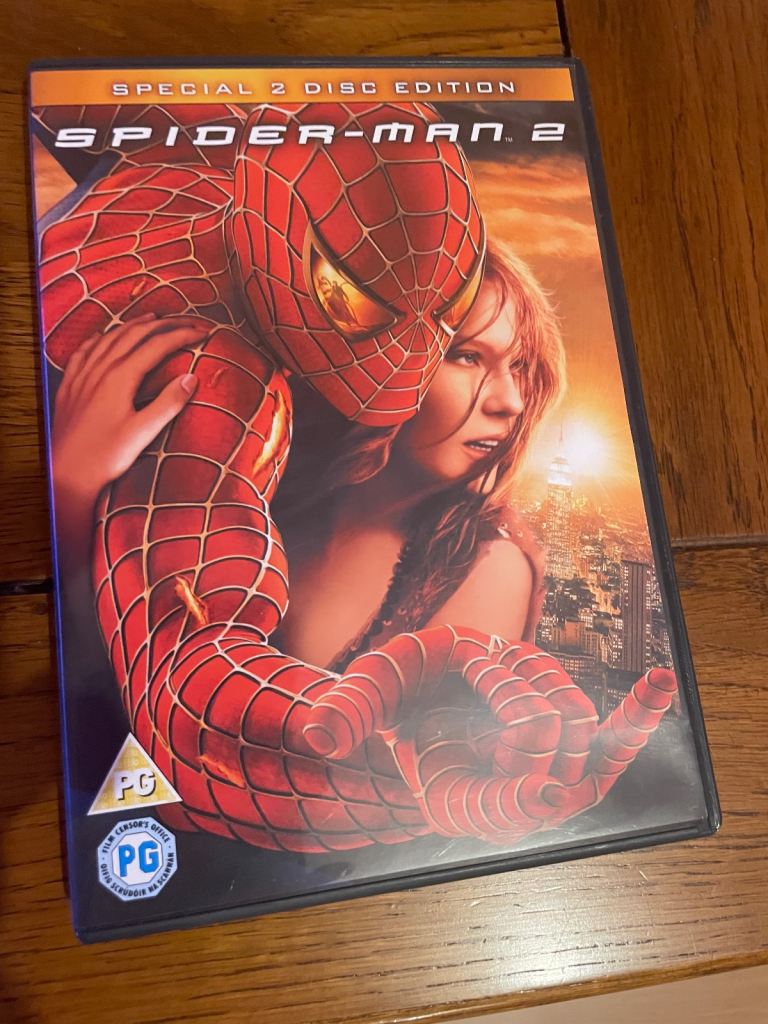 Spider-Man 2 movie DVD 2Disc