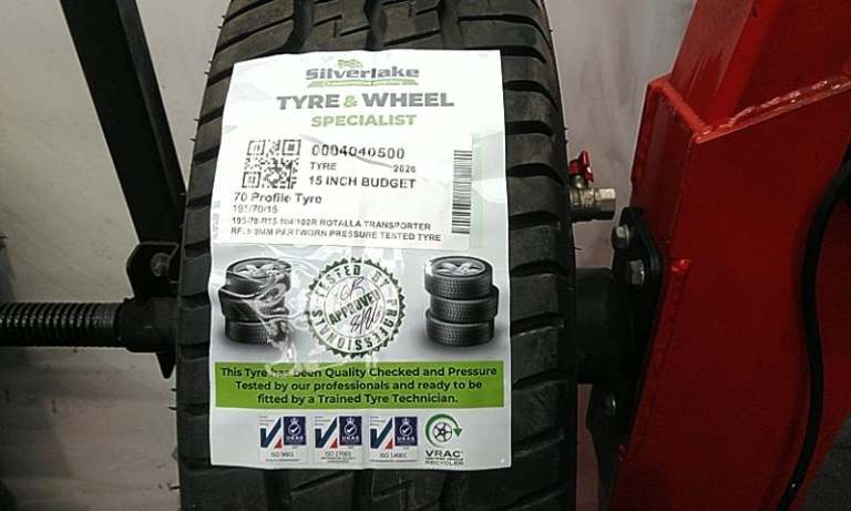 195-70-R15 104/102r Rotalla Transporter Rf09 9mm Partworn Pressure Tested Tyre