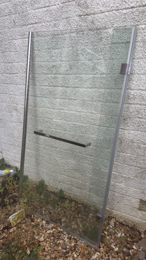 Shower glass panel