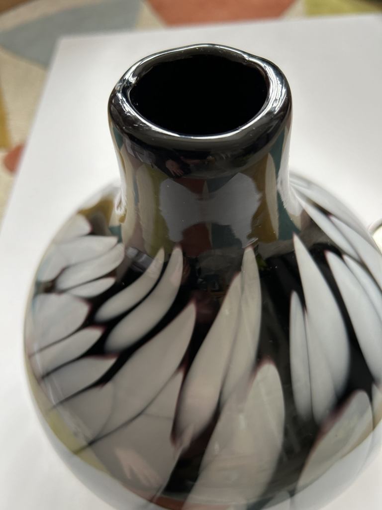 Beautiful Hand Blown Glass Vase