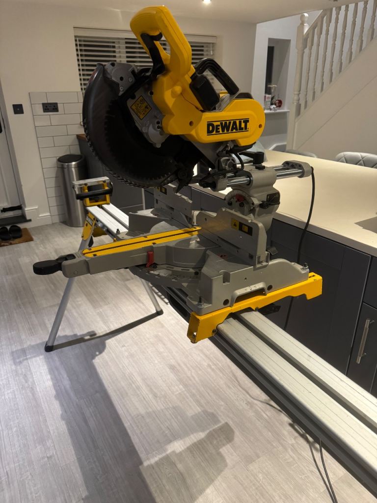 image for DeWalt DW717XPS 250mm double bevel sliding compound mitre saw 240v