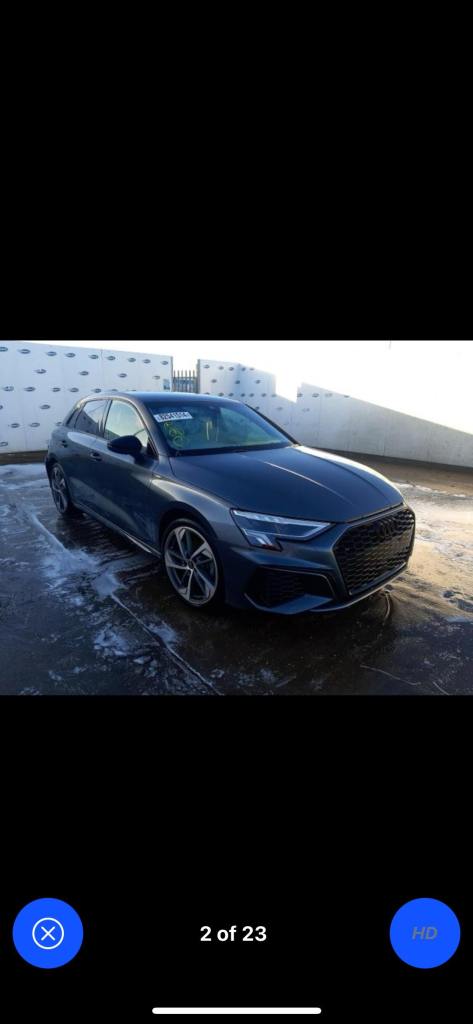 2023 Audi A3 35 TFSI Black Edition 5dr S Tronic CAT S - 73 REG HATCHBACK Petrol Automatic