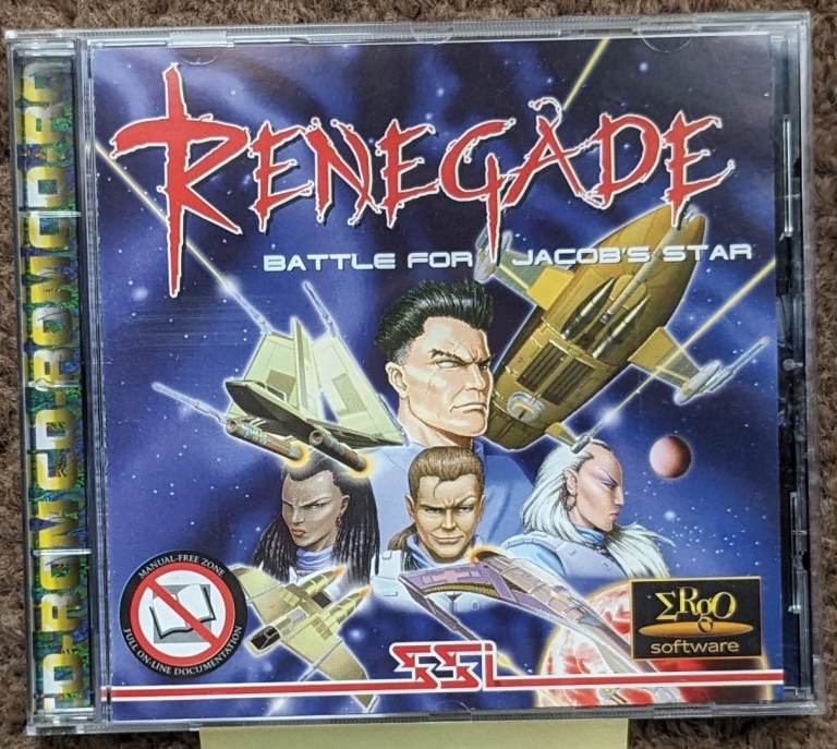 Renegade: The Battle for Jacob's Star PC CD-ROM 1995 RETRO VINTAGE Excel.Cond.