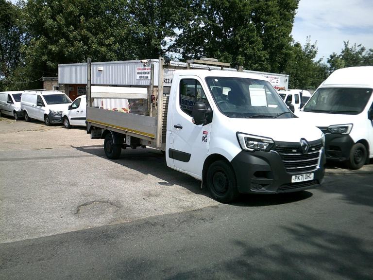 Renault Master DROPSIDE TAIL LIFT,2021,71 REG,WHITE,ONLY 90k,AIRCON,CLEAN VAN
