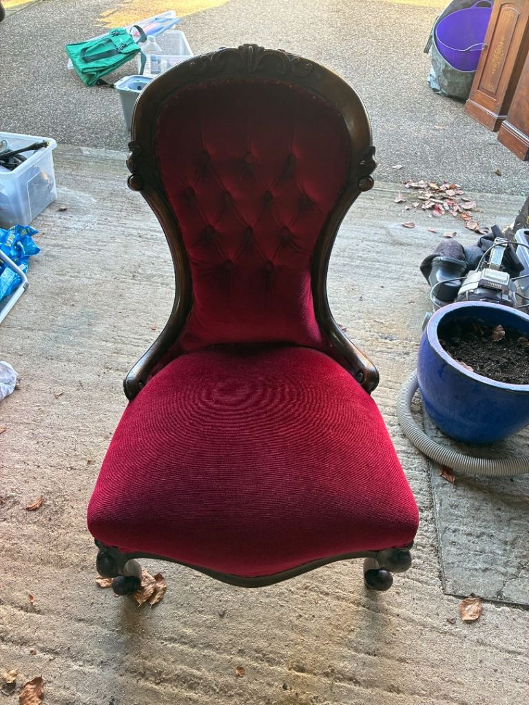 Victorian nursing chair