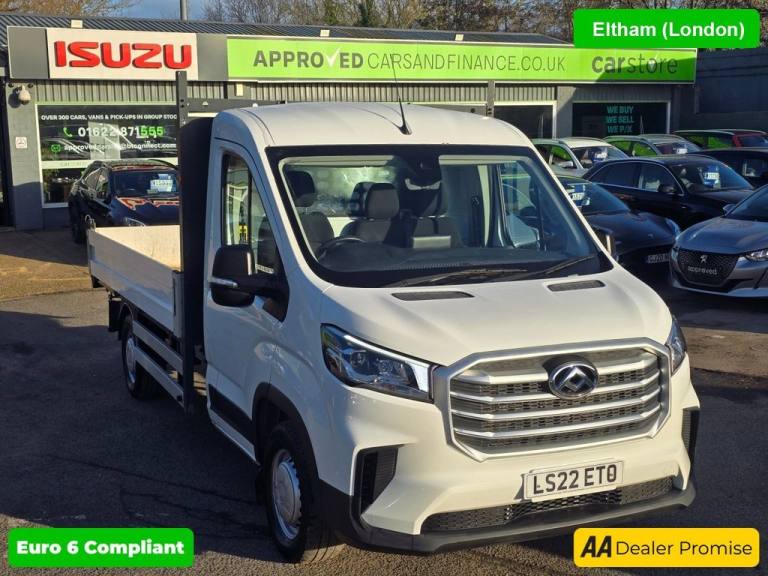 2022 Maxus Deliver 9 White Euro 6 tipper, 27,800 miles, 6-speed Manual, Electric Tipper Controls ...