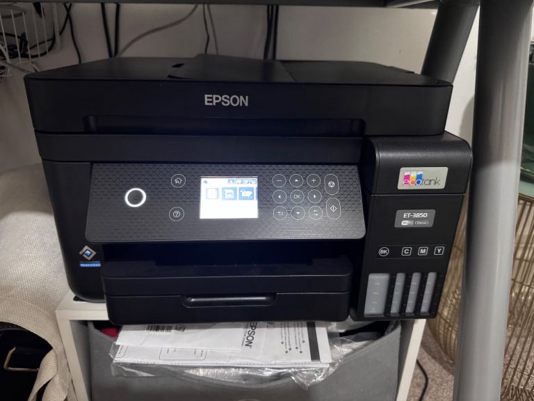 Epson EcoTank ET-3850 Printer – Very Good Condition