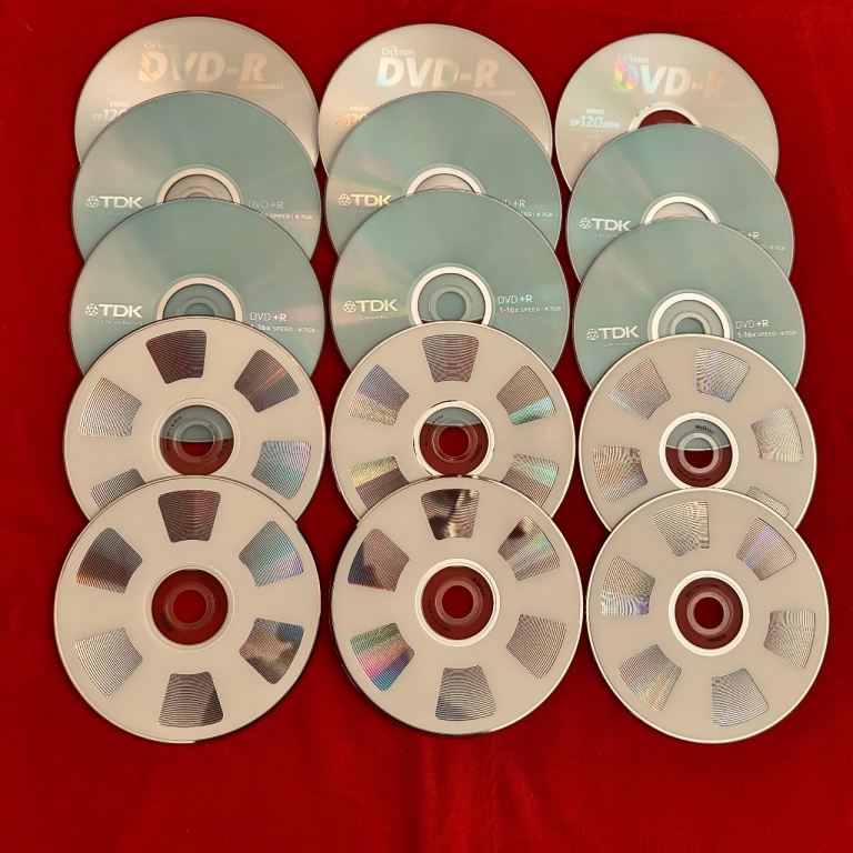 Reliable 20-Pack DVD-R Disc Bundle with Tower for Backup, Photos & Videos