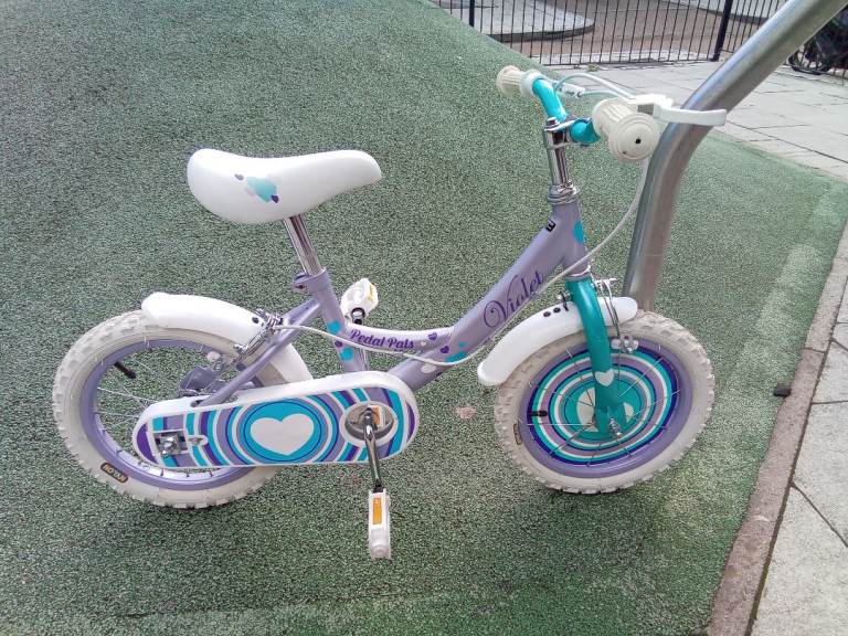 Violet Pedal Pals Kids Bike