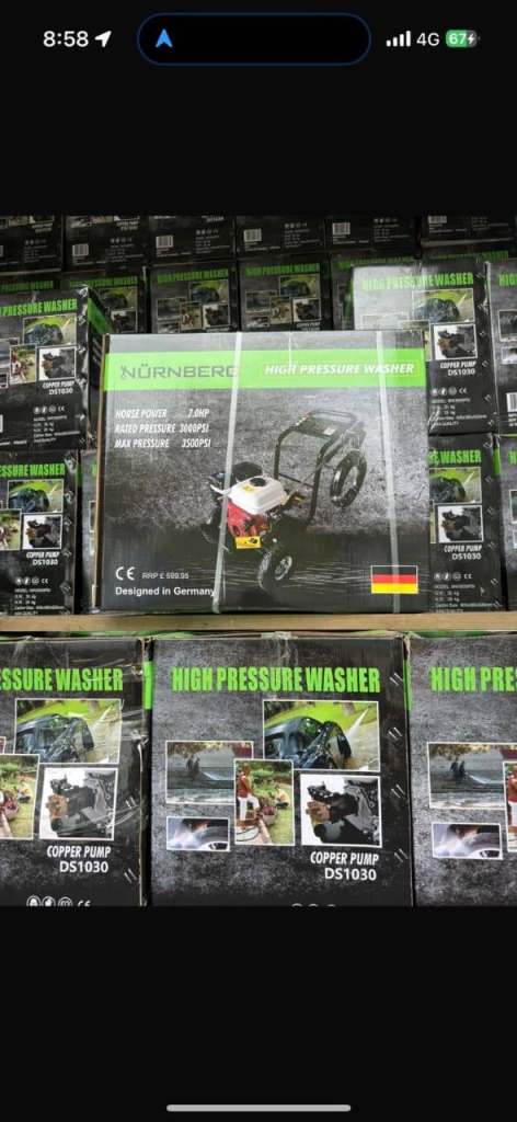 ⭐ Brand New Pressure Washer POWER JET CLEANER Petrol 3500PSI / 240BAR 7 ...
