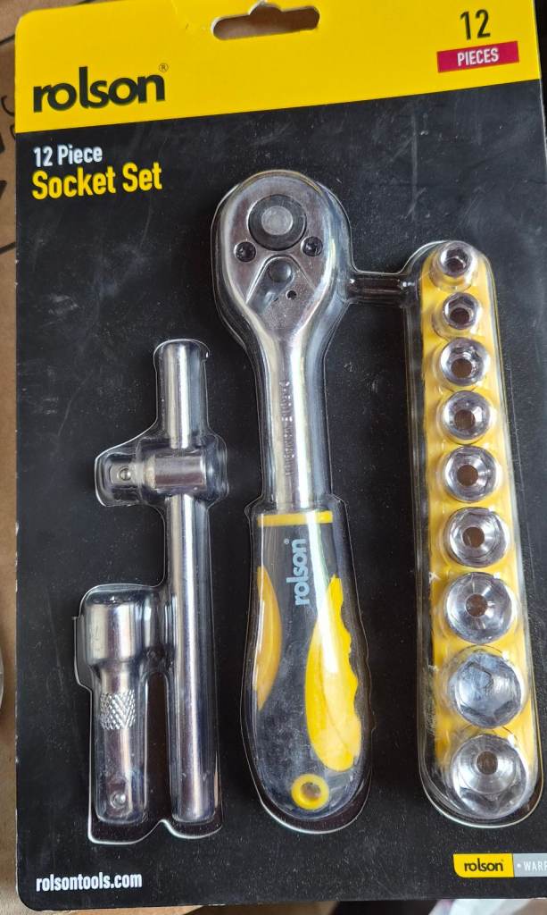  Rolson 12 Piece Socket Set - Unused