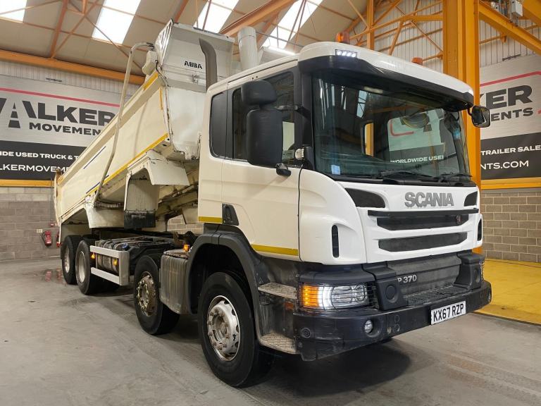 SCANIA P370 *EURO 6* 8X4 STEEL TIPPER – 2017 – KX67 RZP