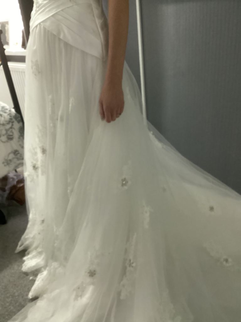 Da- Vinci wedding dress size 8/10 sample dress