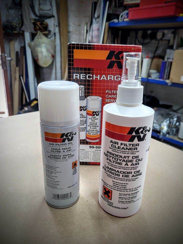K&N AIR FILTER RECHARGE KIT (Used just the once)
