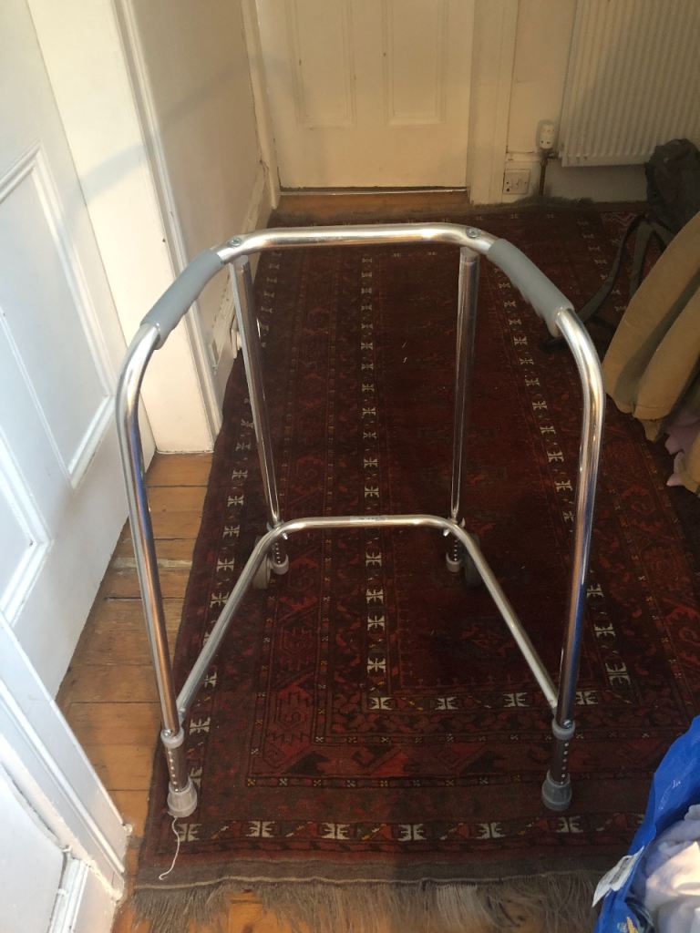 Chrome Walking Frame / Zimmer Frame – Good Condition