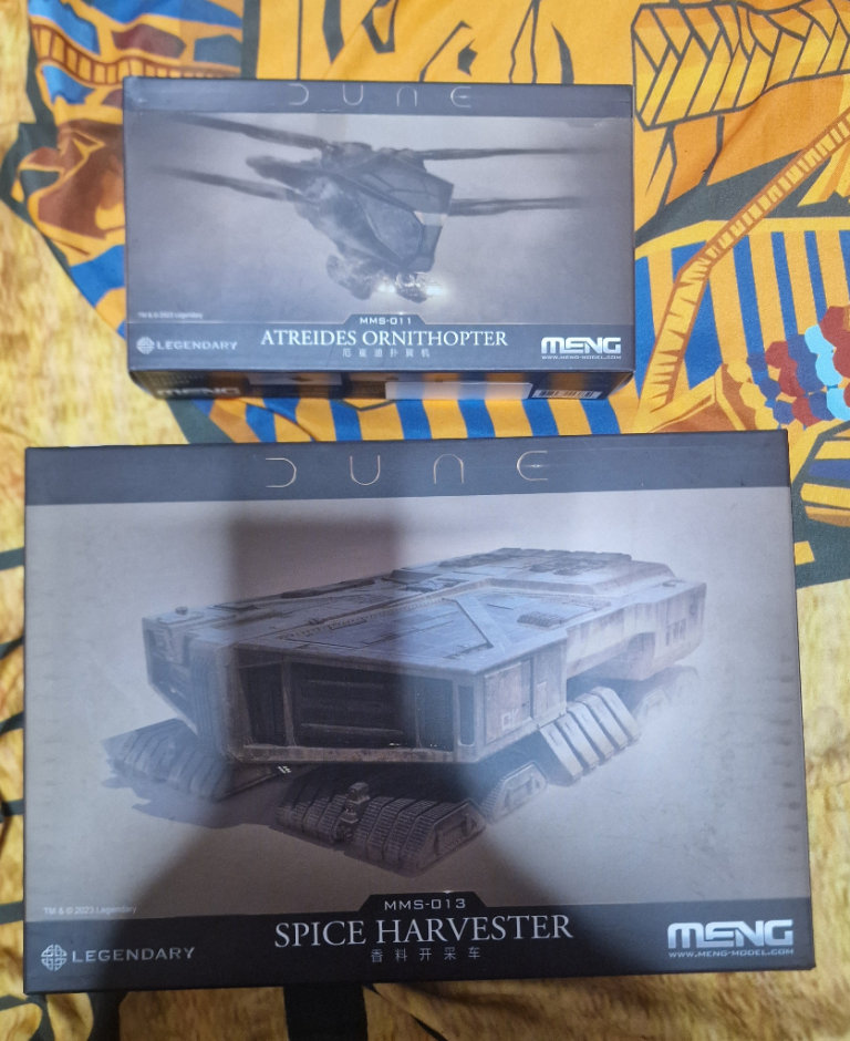 Dune model kits by Meng