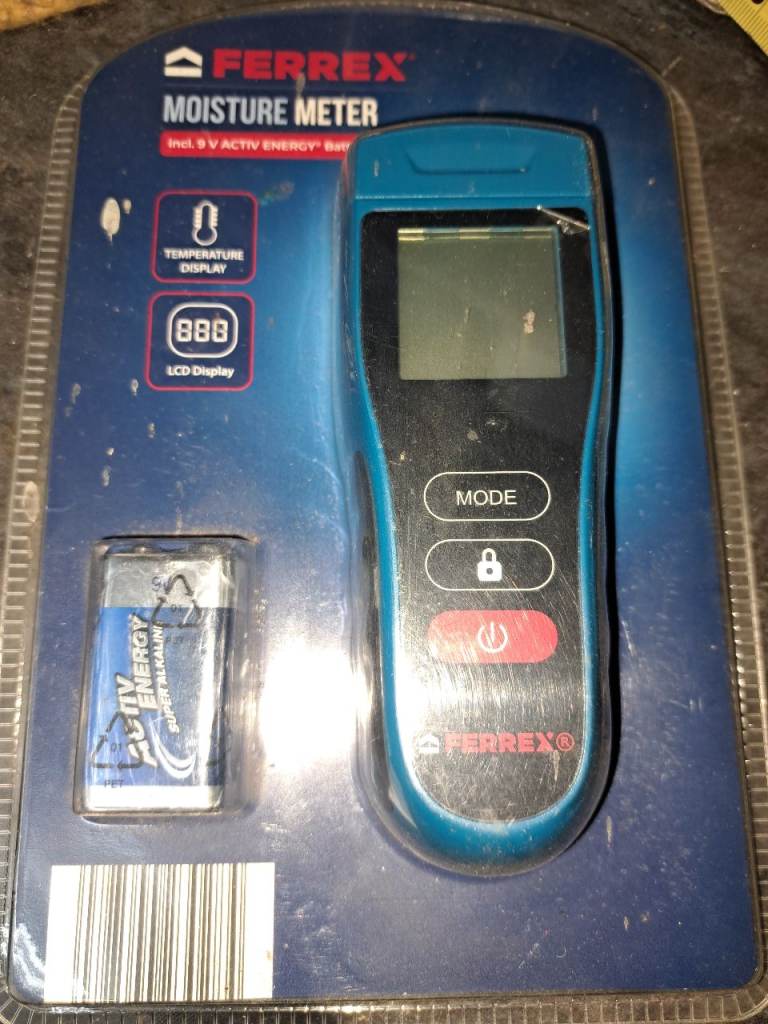 Ferrex Moisture Meter Unused Boxed