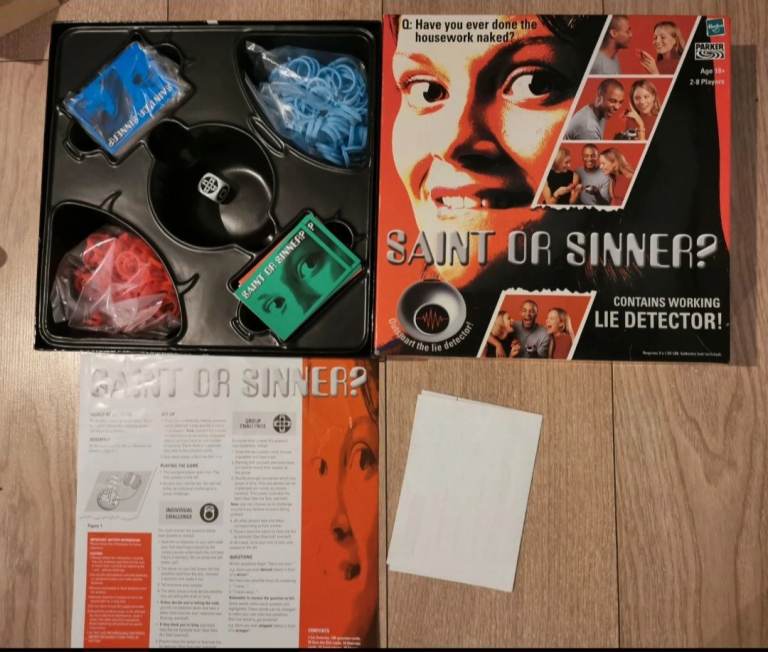Saint or sinners board game retro 90s game new