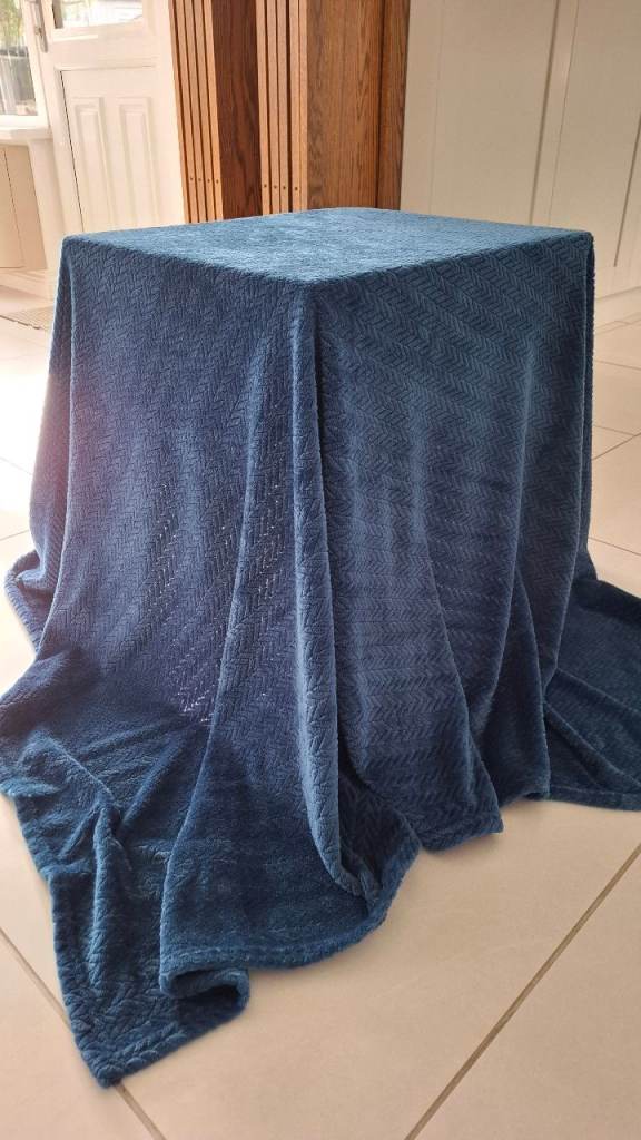 Deyongs blue throw/blanket