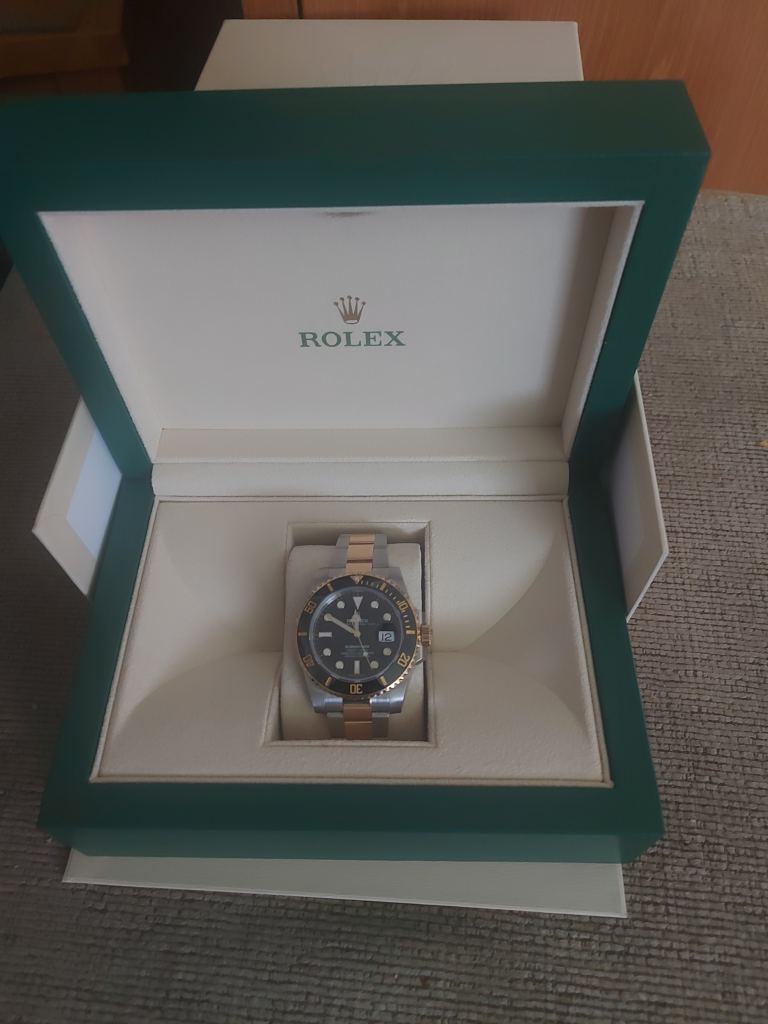 Rolex Submariner 116613LN Two-Tone Silver Watch