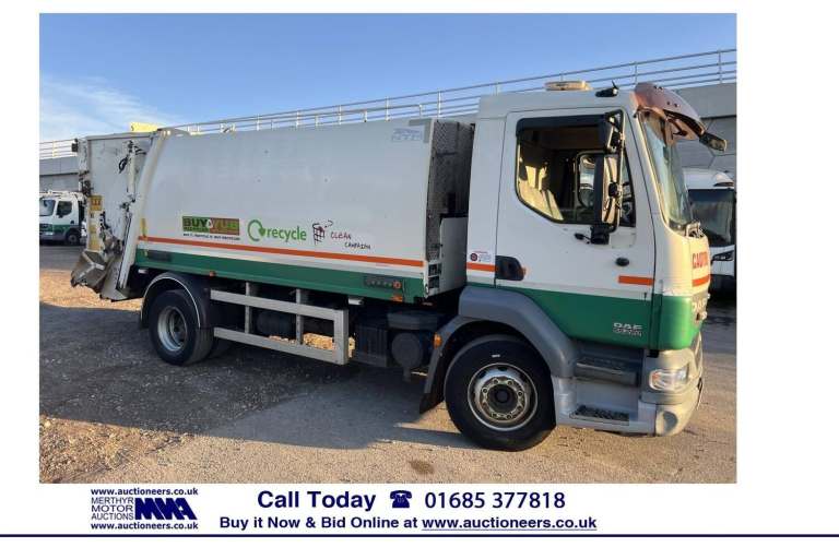2013 DAF LF 55.220 4X2 AUTO 15 TON NTM BODY REFUSE C/W BIN LIFT. ---------------------- NA Diesel...