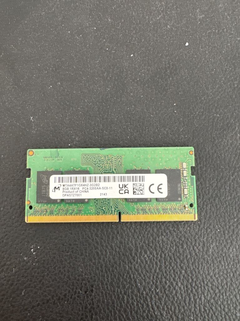 8GB 1RX16 RAM Card